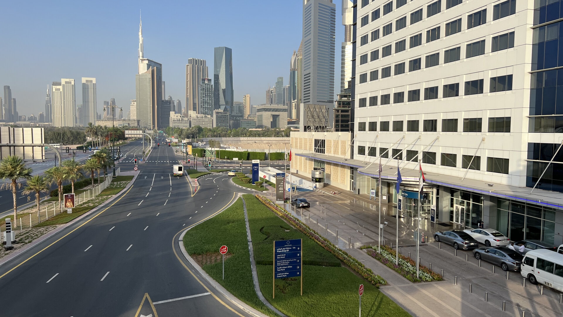 Dubai World Trade Centre exterior